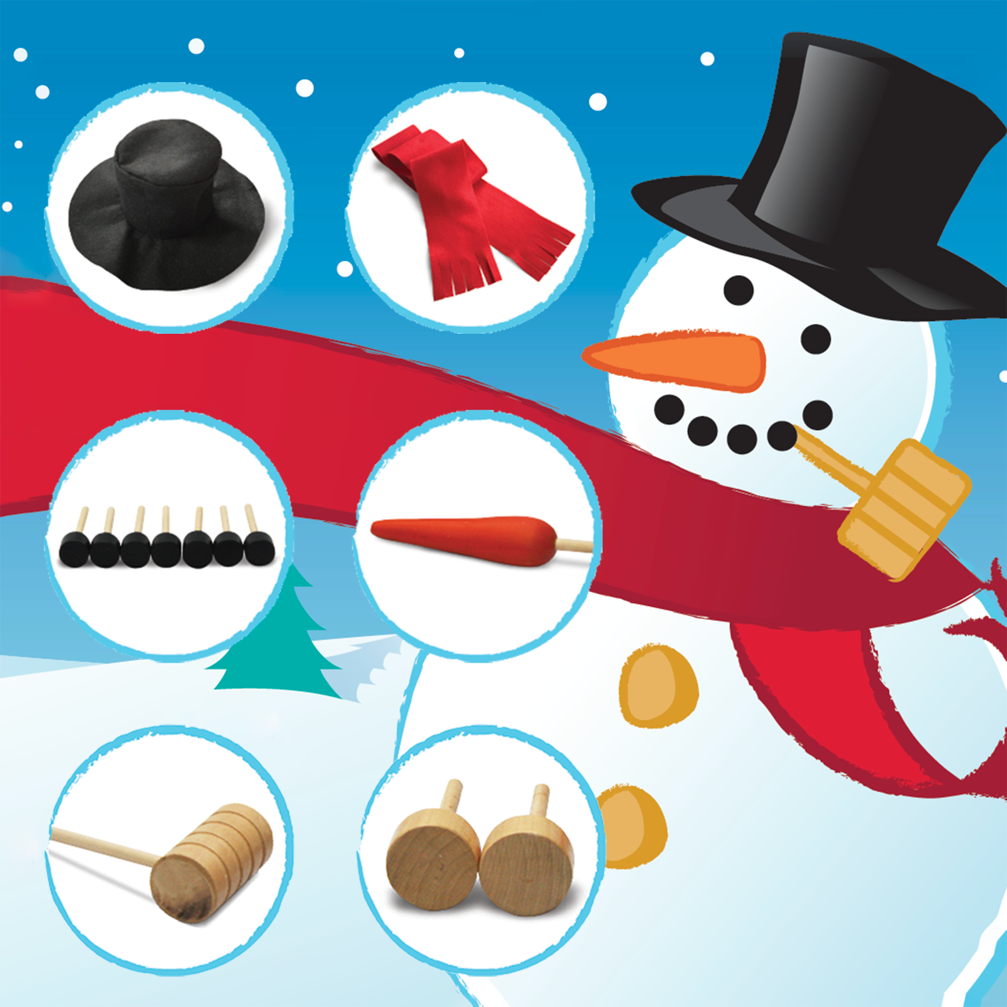 Build Your Own Snowman Kit Minnark